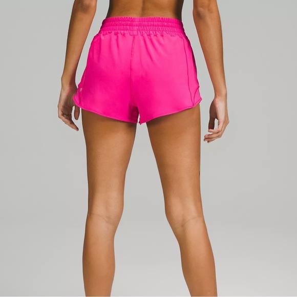 Lululemon - Sonic Pink - Hotty Hot Shorts - 2.5 inseam - Picture 2 of 10